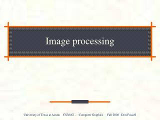 Image processing