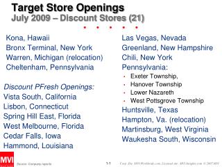 Target Store Openings July 2009 – Discount Stores (21)