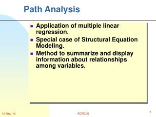 Path Analysis