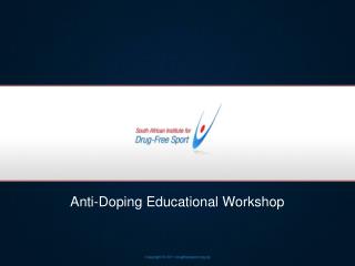 Anti-Doping Educational Workshop