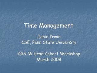 Time Management