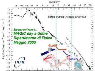 Sta per arrivare il… MAGIC day a Udine Dipartimento di Fisica Maggio 2003