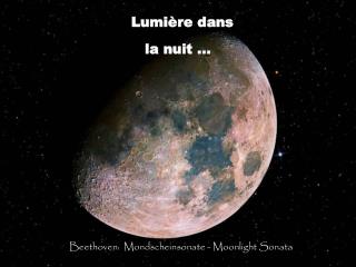 Lumière dans la nuit …