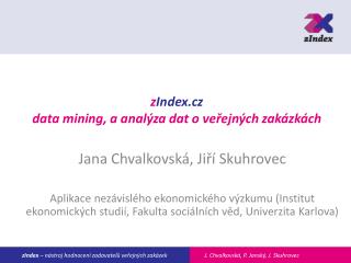 z Index.cz data mining, a analýza dat o veřejných zakázkách