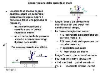 Conservazione della quantità di moto