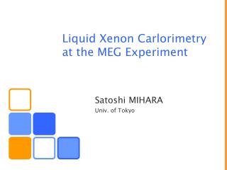 Liquid Xenon Carlorimetry at the MEG Experiment