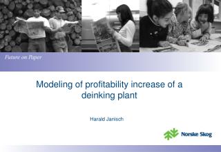 Modeling of profitability increase of a deinking plant