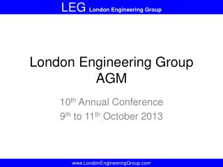 London Engineering Group AGM