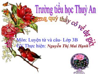 Trường tiểu học Thuỷ An