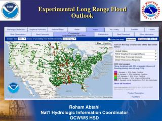Experimental Long Range Flood Outlook