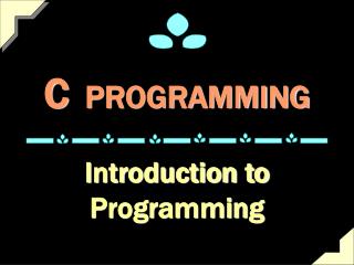 C PROGRAMMING