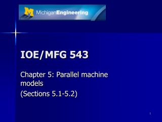 IOE/MFG 543