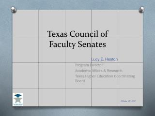 Texas Council of Faculty Senates