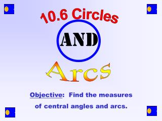 10.6 Circles