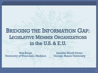 Bridging the Information Gap: Legislative Member Organizations in the U.S. &amp; E.U.