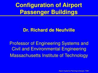 Configuration of Airport Passenger Buildings