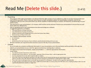 Read Me ( Delete this slide. )	 [ 1 of 2]
