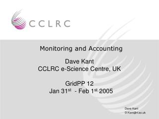 Monitoring and Accounting