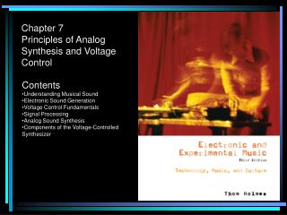 Chapter 7 Principles of Analog Synthesis and Voltage Control