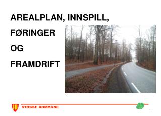 Arealplan, innspill, føringer og framdrift