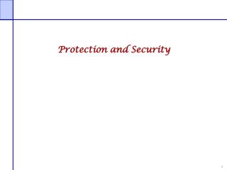 Protection and Security