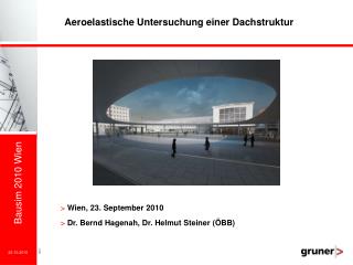 Aeroelastische Untersuchung einer Dachstruktur