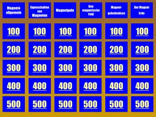 Magnete allgemein