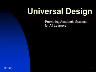 Universal Design