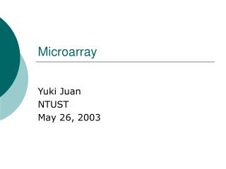 Microarray