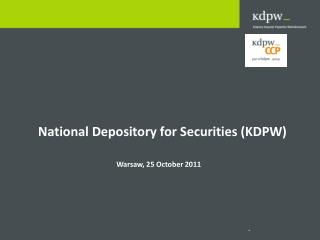 National Depository for Securities (KDPW)