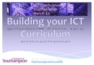 Building your ICT Curriculum