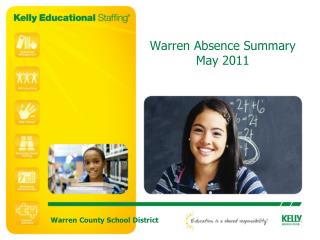 Warren Absence Summary May 2011