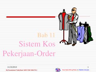 Bab 11 Sistem Kos Pekerjaan-Order