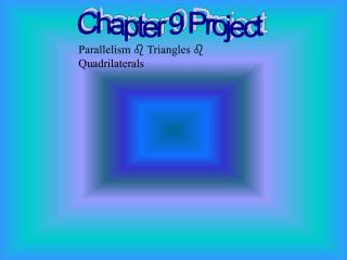 Chapter 9 Project