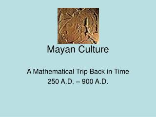 Mayan Culture