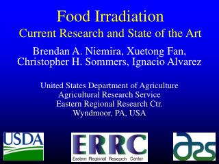 Food Irradiation Current Research and State of the Art