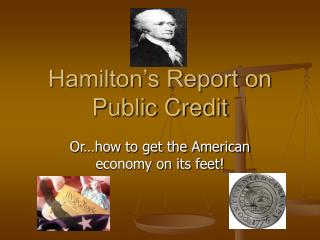 Hamilton’s Report on Public Credit