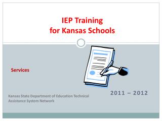 IEP Training for Kansas Schools