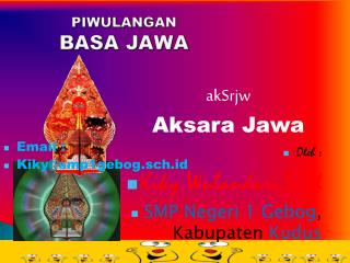 PIWULANGAN BASA JAWA