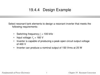 19.4.4 Design Example