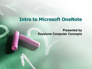 Intro to Microsoft OneNote