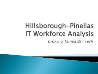 Hillsborough-Pinellas IT Workforce Analysis