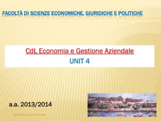 Facoltà di Scienze Economiche, Giuridiche e Politiche