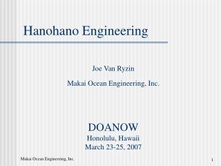 Hanohano Engineering