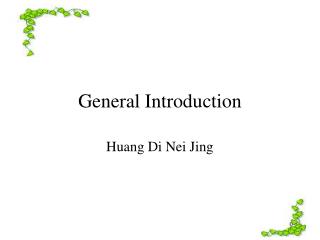 General Introduction