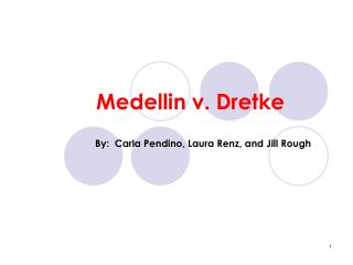 Medellin v. Dretke