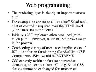 Web programming