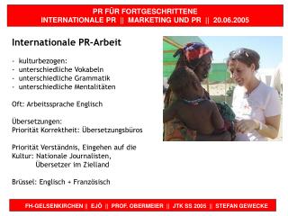 FH-GELSENKIRCHEN || EJÖ || PROF. OBERMEIER || JTK SS 2005 || STEFAN GEWECKE