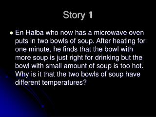 Story 1