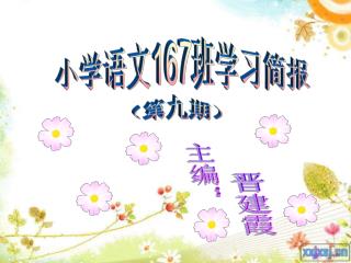 小学语文 167 班学习简报